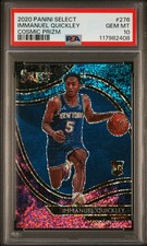 2020 Panini Select Immanuel Quickley #276 PSA 10 Cosmic Select Rookie RC