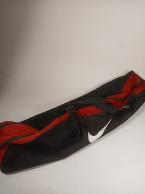 Nike Black & Red Swoosh  36'' Long 3 Compartment Softball Baseball Bat Carry Bag