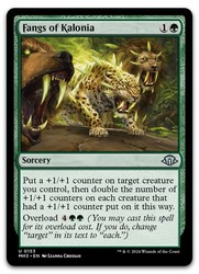 Fangs of Kalonia 153 Uncommon Modern Horizons 3 Magic: The Gathering