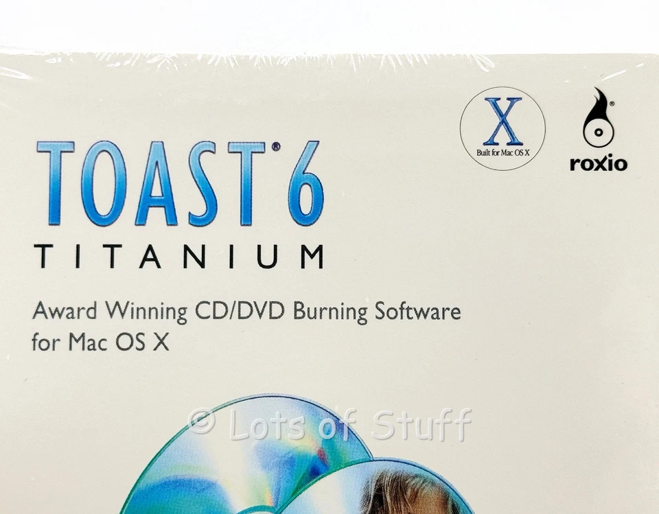 Roxio Toast 6 Titanium CD/DVD Burning Software New Sealed Cardboard Sleeve w/SN - Image 4 of 4