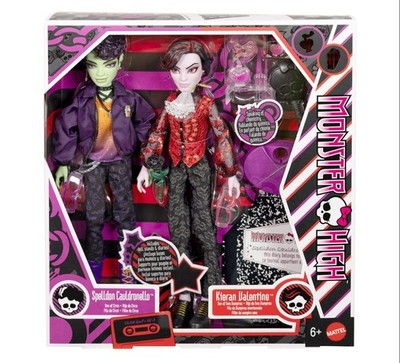 Monster High Kieran Valentine Spelldon Cauldronello Dolls 2-Pack Presale 6/5