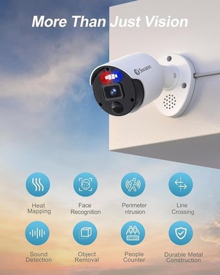 Swann Enforcer 12MP CCTV Bullet Kamera 4K Ultra HD 8580 8780 8990 SWNHD-1200BE