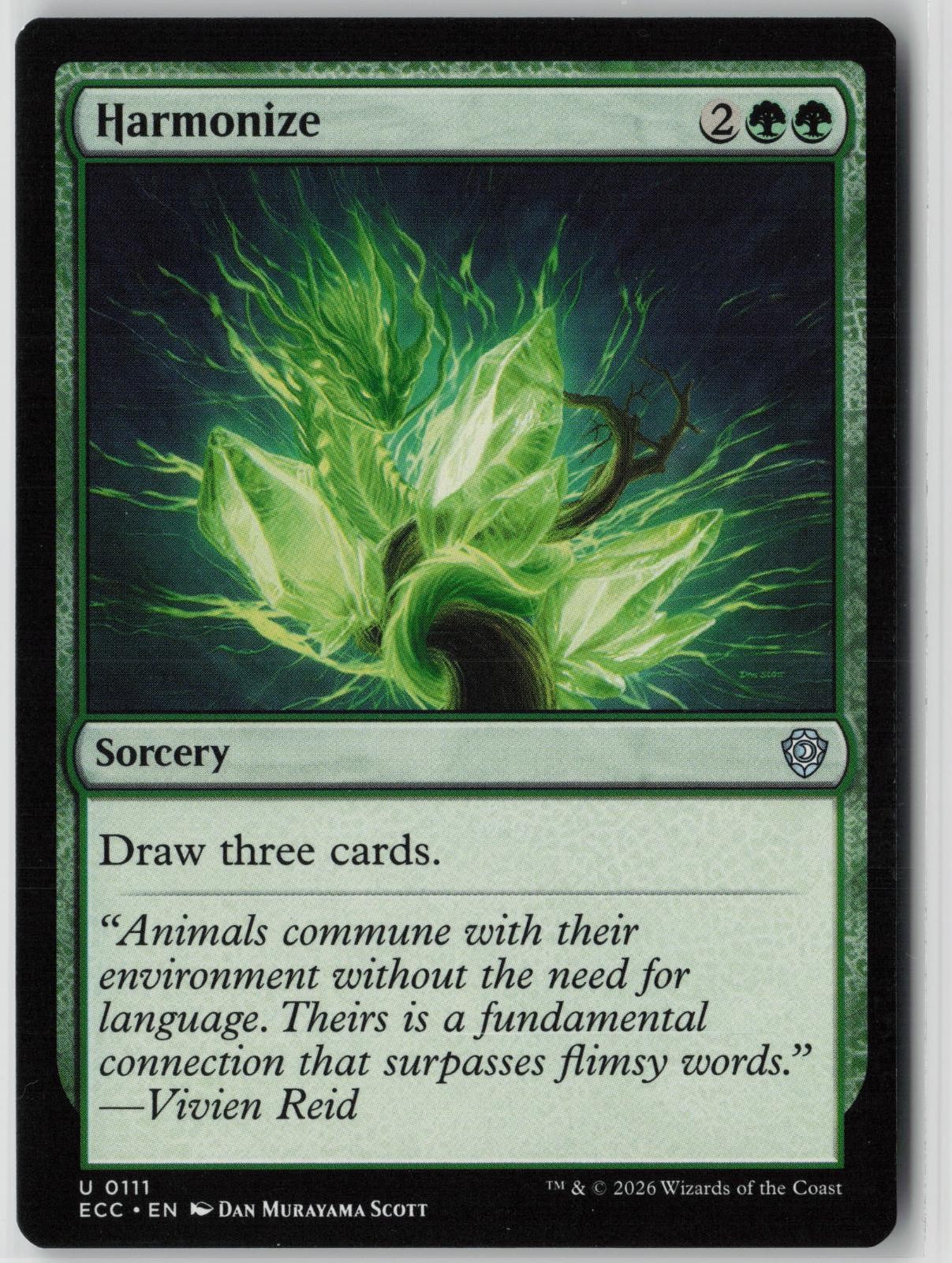 HARMONIZE - Commander: Lorwyn Eclipsed UC NM -
