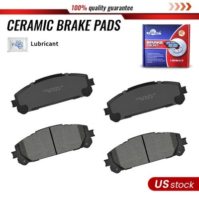 Front Premium Ceramic Brake Pads for 2020 2021 2022 2023 2024 Toyota Highlander