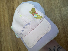 Disney Winnie the Pooh Pink Purple Cotton Baseball Cap Infant Girls Twill