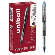 uniball Vision Elite BLX Rollerball Pens, Micro Point (0.5mm), Blue BLX Ink, ...