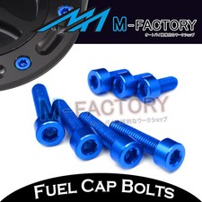 DARK BLUE CNC Fuel Cap Tank Bolts For Suzuki GS600F 2000-2001 00 01