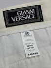 VTG NWT Gianni Versace Couture Off White Dress Pants 48 /32 (altered Length) — photo 7