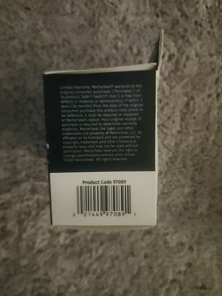 SS3 Float Switch with Bracket for HVAC Drain Pan Condensate Overflow ...