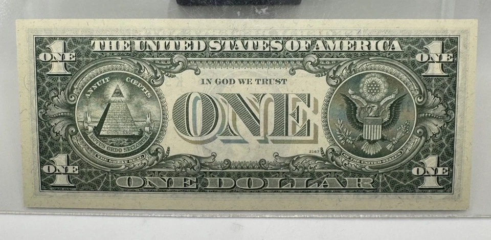 1977 $1 Error Federal Reserve Note PCGS FR 1909-K 65PPQ - Image 3 of 4