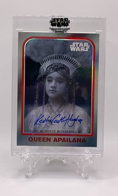 2022 Star Wars Signature Series Design Variant KEISHA CASTLE-HUGHES AV-KC #36/50