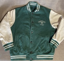 UNIQLO KIDS 150, U.S. Large 11/12 Cotton Letterman Jacket, Service Ace Logo, EUC