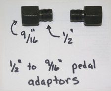 Bicycle bike pedal adapters