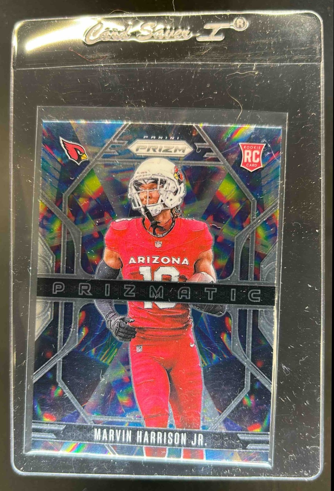 2024 Prizm Marvin Harrison Jr. Prizmatic RC Rookie #12 Cardinals