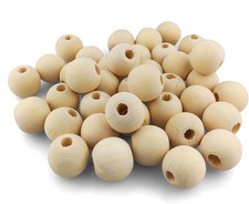 Netuno 40 sfere di legno naturale 20 mm perline legno con foro sfera legno p