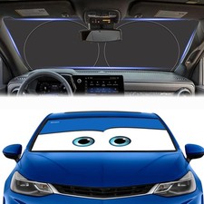 Gven Windshield Sun Shade The Original Patented Car Eyes 2025 Standard Blue Gven Windshield Sun Shade The Original Patented Car Eyes 2025 Standard Blue