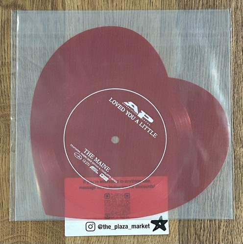 The Maine - Loved You A Little 7" herzförmige Vinyl Flexi Schallplatte selten! - Bild 1 von 1