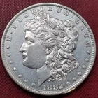 1882 CC Morgan Silver Dollar 1$ Carson City AU - UNC Uncirculated #99649