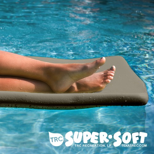 TRC Recreation Sunsation 1.75" Thick Foam Lounger Pool Float, Bronze (Open Box) - 第 7/11 張圖片