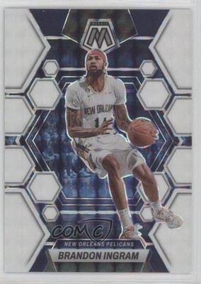 2022-23 Panini Mosaic White Mosaic Prizm 22/25 Brandon Ingram #61 09br