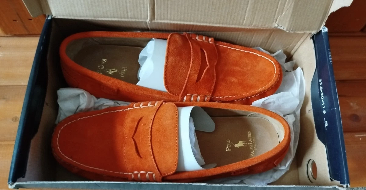 Orange Solid Suede Casual Shoes for Men for sale | eBay