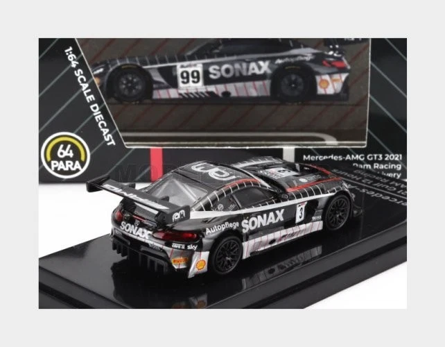PARAGON-MODELS PA-55360 MERCEDES BENZ - AMG GT3 EVO TEAM RAM RACING N 3 12h GULF - Immagine 2 di 2
