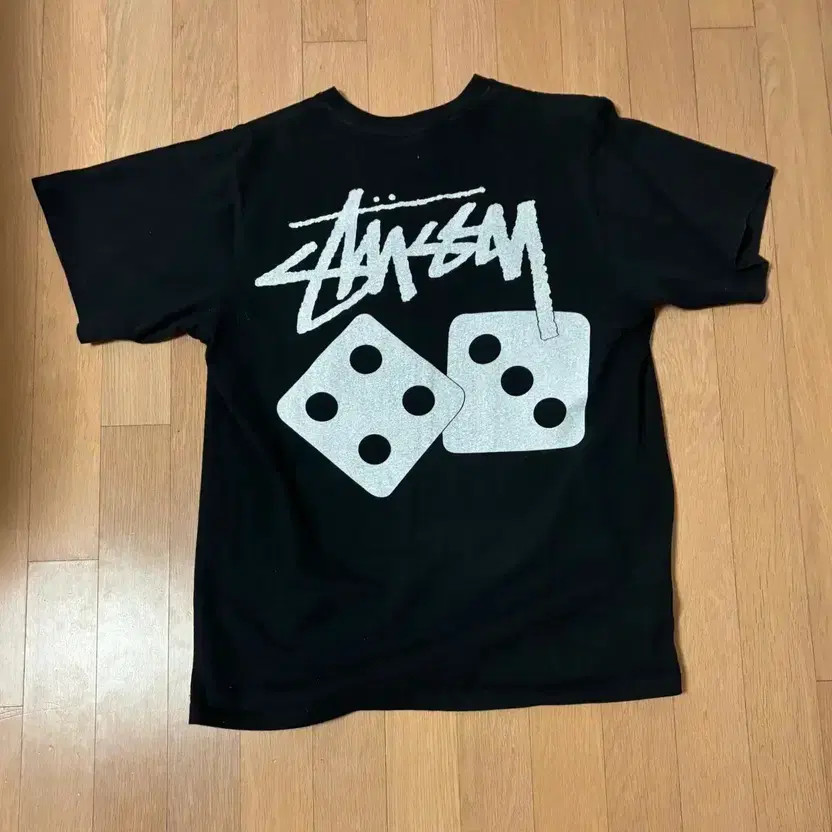 Stussy Dice T-Shirt - Black, Pre-Owned thumbnail 2