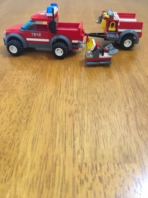 LEGO CITY 7942 OFF-ROAD FIRE RESCUE 100% Complete correct minifig  no box manual