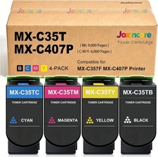 MX-C35T Compatible Toner Cartridges for Sharp MX-C357F MX-C407P Printers