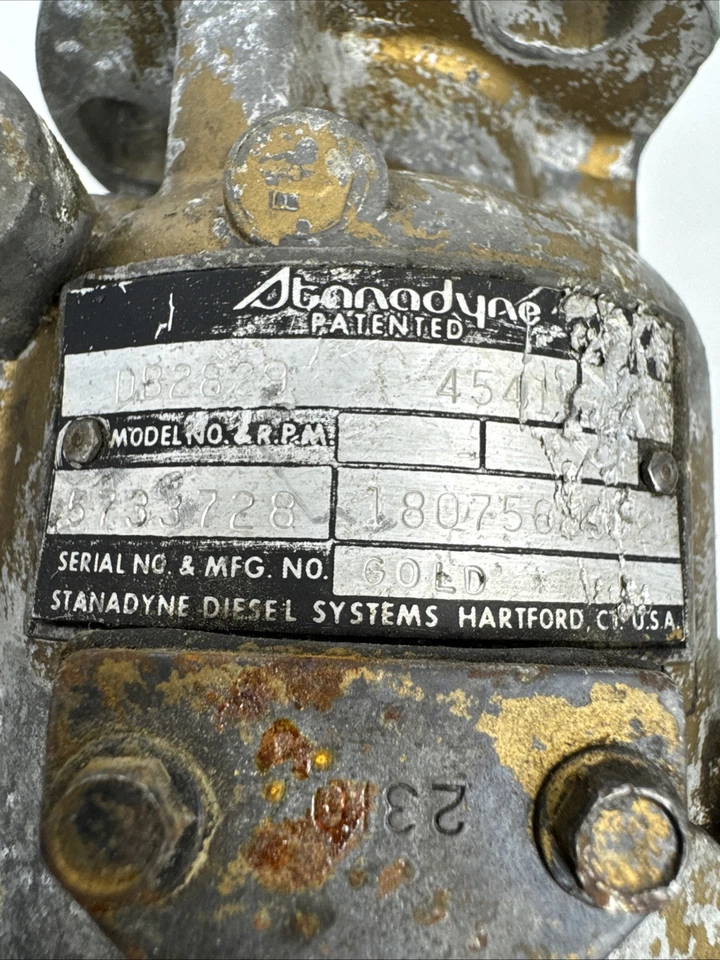 Stanadyne Fuel Injection Pump Fits 1986-87 Ford F250 Truck Engine DB2829-4541 Foto 3 de 4