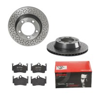 Brembo Bremsscheiben Ø299MM + BremsbelÄGe Hinten FÜR Porsche Boxster Cayman 718