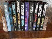 Star Trek and Star Trek The Next Generation - Lot of 10 Hardcover Books
