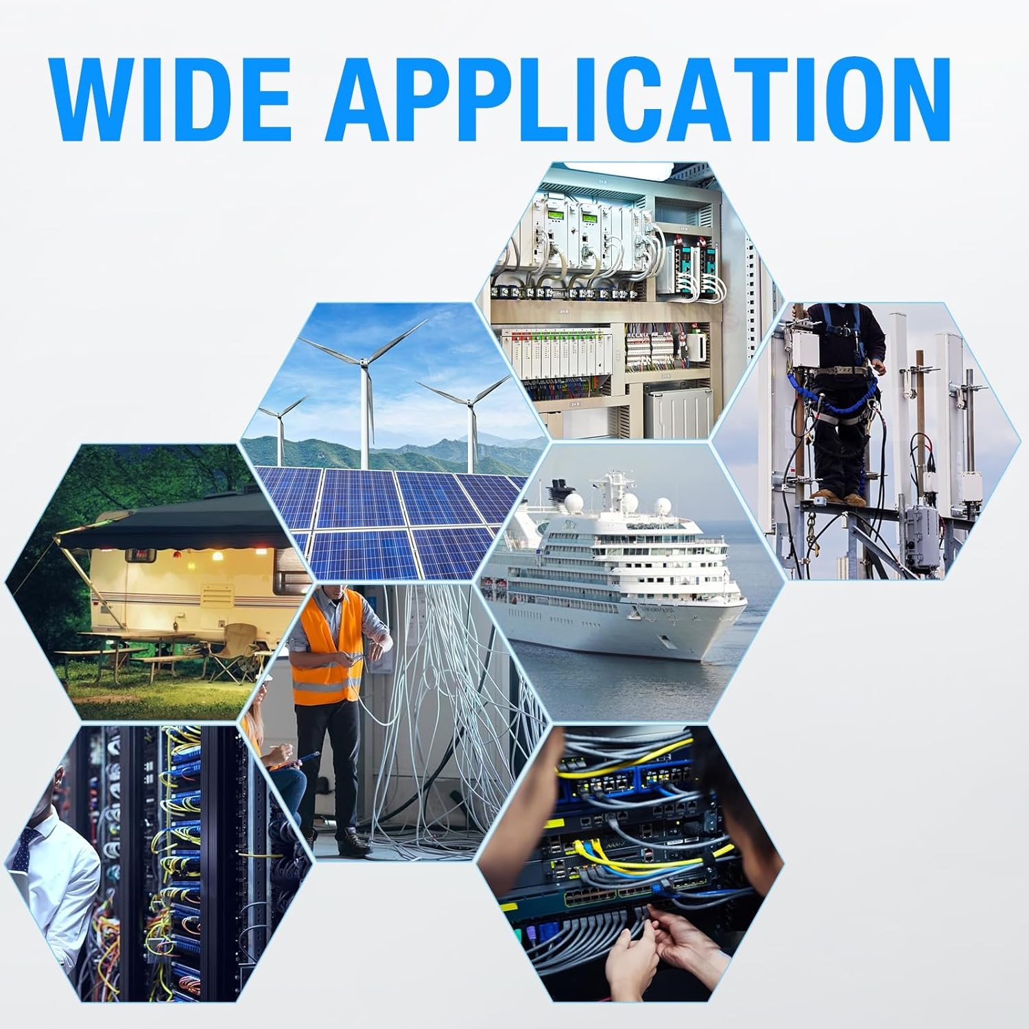 NAOEVO 12 Gauge Marine Wire Duplex, 12 AWG Stranded PVC 30FT, White 