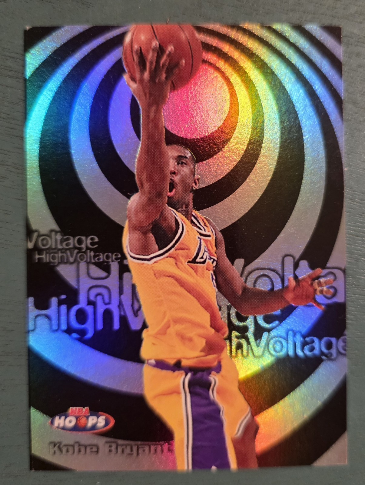 KOBE BRYANT 1997-98 HOOPS HIGH VOLTAGE INSERT #1HV LAKERS