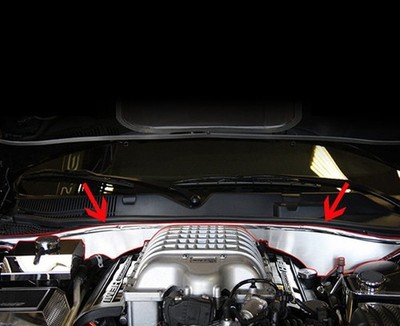 Brushed False Firewall for 2015-2023 Dodge Challenger SRT Hellcat