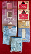 Lot of 7 - Packages Vintage Pantyhose Assorted B24