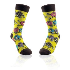 Marching Donuts Socks from the Sock Panda Adult Small 