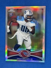 2012 Topps Chrome Refractors #152 Zach Brown Tennessee Titans