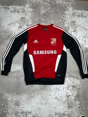 Adidas Swindon 2010-11  Football Sweatshirt Train Soccer Crewneck Mens Size L