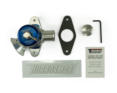 Turbosmart TS-0205-1009 Dual Port BOV Blue for 08-14 Subaru WRX/Mazdaspeed 3/6