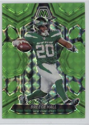 2024 Panini Mosaic Fluorescent Green Mosaic Prizm 2/10 Breece Hall #170 1fw3