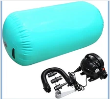 Inflatable Air Track Tumble Air Roller Barrel Sport Gymnastics Yoga w/ Pump New