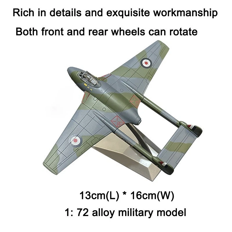 1:72 RAF De Havilland DH.112 Vampire Aircraft Model Diecast Military Collection - Image 2 of 4