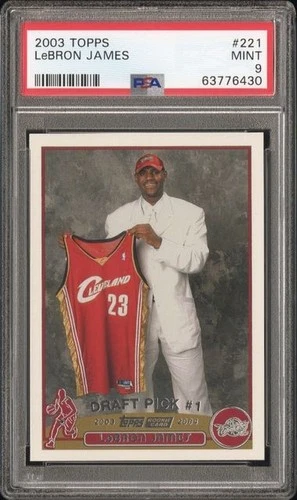 2003 Topps Lebron James #221 PSA 9