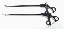 2PCS Laparoscopic Grasper Bowl & Biopsy Cup Forceps 5mmx330mm SS Instruments CE