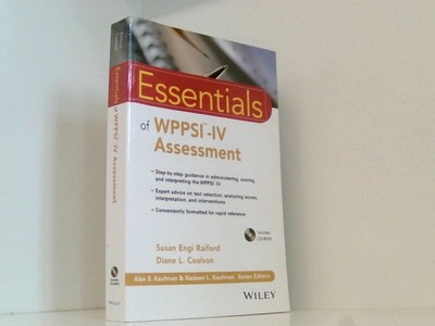 Essentials of WPPSI-IV Assessment (Essentials of Psychological Assessment) Susan