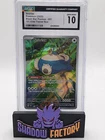 POKEMON 151 CGC 10 GEM MINT SNORLAX ILLUSTRATION RARE #051 ETB BLACK STAR PROMO