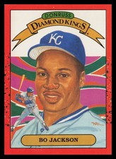 1990 Donruss Bo Jackson  Diamond Kings#1