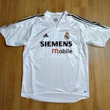 Vintage Adidas Real Madrid 2004 Soccer Football White Jersey Sz XL #11