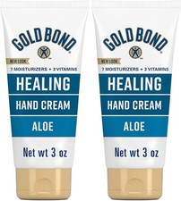 Hypoallergenic Aloe Hand Cream Pack of 2 - Soothing Moisturizing, 3 oz Each